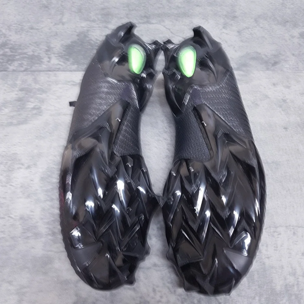 UNDER ARMOUR Blur Pro Football Cleats Mens 12.5 Triple Black 3028220-001‎